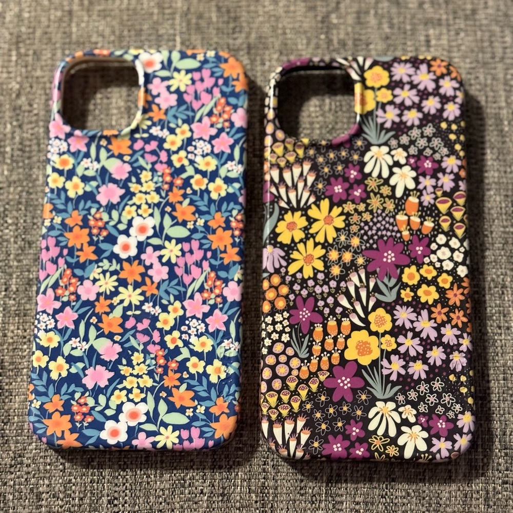 Vibrant Floral Phone Cases - Multicolor